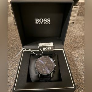 Hugo Boss Blue Stainless Steel Men’s Chronograph Watch